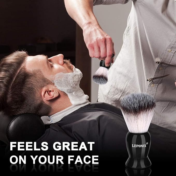 Shaving Kit for Men-Includes Straight Edge Razor Kit, Sandalwood Shaving Soap, Shaving Cream, Mens After Shave Balm, Pre-Shave Oil,Shaving Brush and Bowl, Gift Set Stocking Stuffers (Sandalwood)