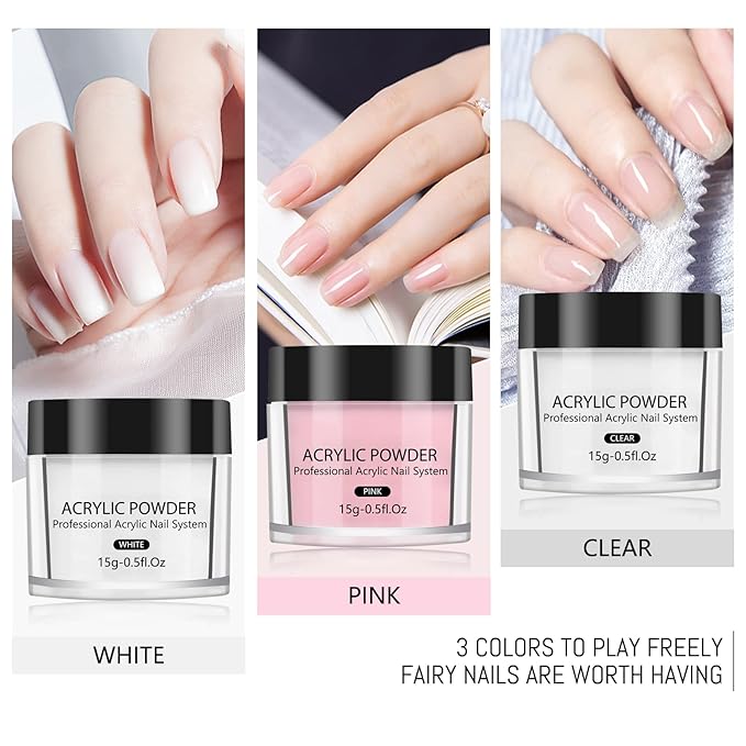 Practice Hand for Acrylic Nails Kit, Fake Hand for Nail Practice Mannequin Hand, Nail Training Finger Kit Set Professional Acrylic with Everything, Nail Starter Kit for Beginners with Drill UV Light