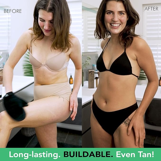 Self Tanning Lotion - Travel Size Tanner for Sunless Tan with Organic & Natural Ingredients