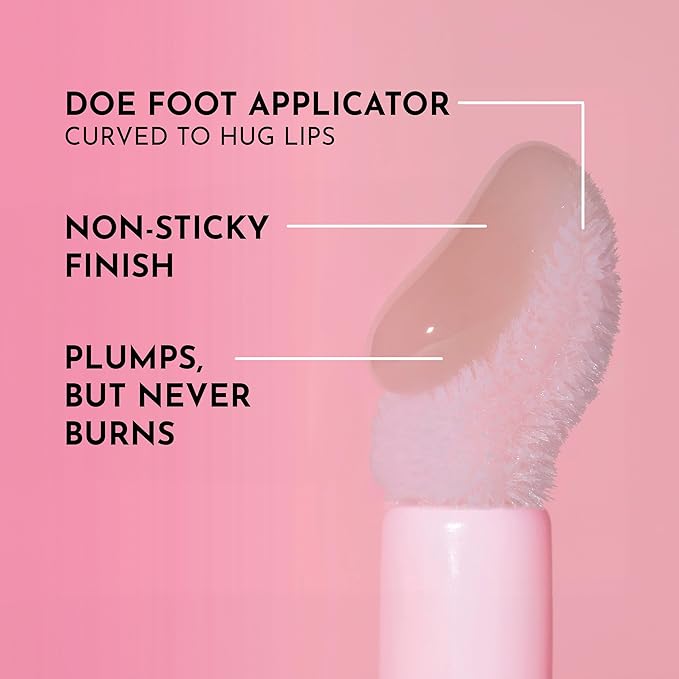 Forget the Filler Plump + Pout Duo - Lip Plumping Line Smoothing Gloss + Tinted Balm - Premium Volumizing Lip Gloss with Natural Ingredients Designed to Plump, Firm, and Hydrate Lips 0.21 oz