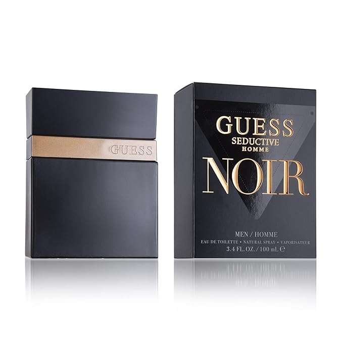 Guess Seductive Homme Noir 3.4 oz EDT Spray RETAIL