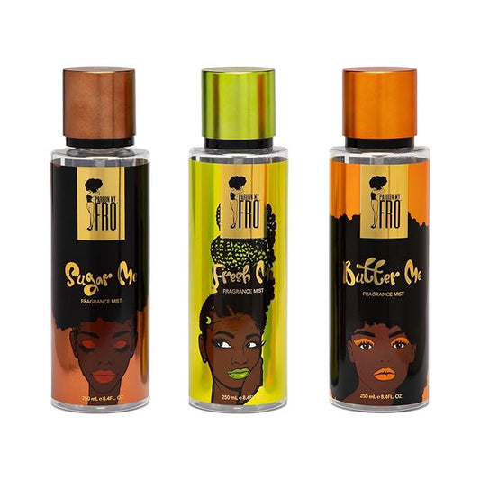 Pardon My Fro Body Mist - The Me - Time Collection - 3 PC Set - 8.4 fl oz
