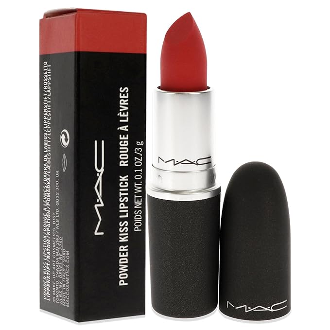 MAC Powder Kiss Lipstick - Lasting Passion Lipstick Women 0.1 oz (Pack of 2)