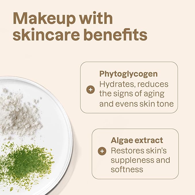 ATTITUDE Oceanly Lightweight Highlighter Stick, Titanium Dioxide-Free, EWG Verified, Plastic-Free, Vegan & Cruelty-free Makeup, Sunset Glow, 0.3 Ounces