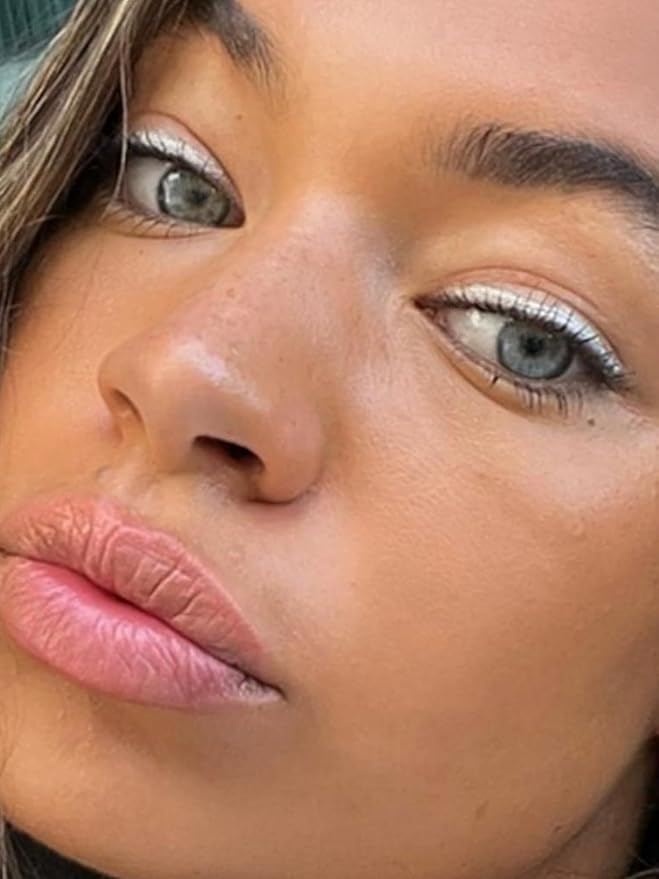 Sweed - Satin Eyeliner | Creamy-Matte, Rich Color, Long-Lasting Wear | Vegan, Cruelty-Free, Clean Beauty (Euphoria Silver)