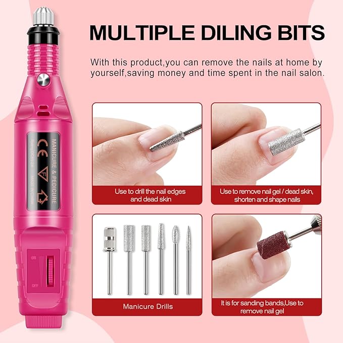 42PCS Gel Nail Polish Kit with U V Light and Drill, 15 Colors Nail Polish with 3 PCS Poly ExtensionGel 5PCS Top Base Coat Gel Manicure Starter Kit Gifts for Women