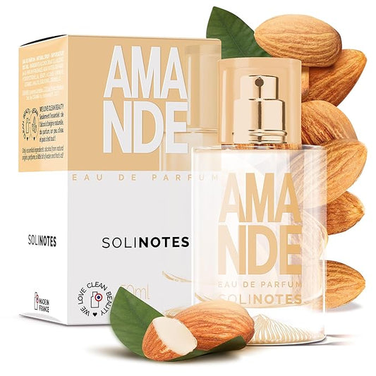 SOLINOTES Almond Perfume for Women - Eau De Parfum | Delicate Floral and Soothing Scent - Made in France - Vegan - 1.7 fl.oz