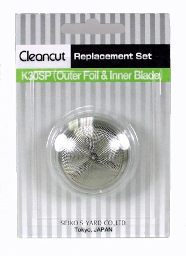 Replacement Kit for Cleancut ES412 Personal Shaver - Blade and Foil Head Replacement for Precision Shaving - Includes New Blade, Foil & Cap - Made in Japan, Easy to Install