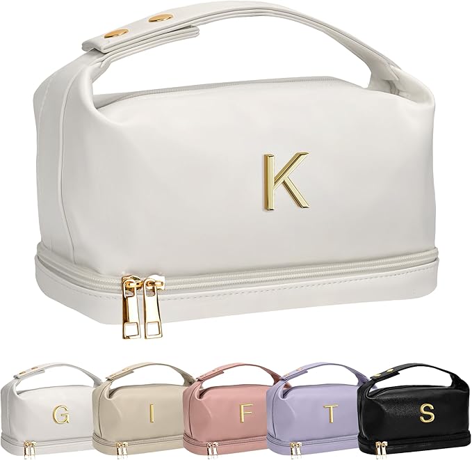 College Graduation Gifts, Makeup Bag for Women, Bridesmaid Engagement Gift for Her Travel Toiletry Bag Make Up Bag Bridal Shower Gifts for Engagement Bridesmaids Gift Teacher Gifts