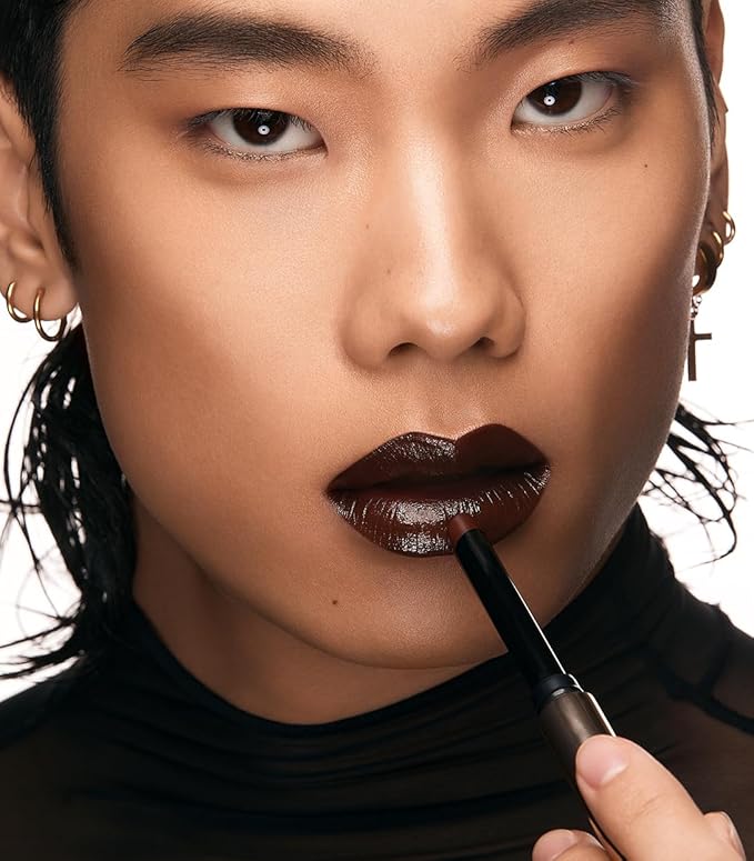 MAKE Beauty Cream Supreme Long-Lasting Lipstick. High Impact Hydrating Lip Color with Emollient Moisturizing Formula. Creamy Semi-Glossy Lipstick - Shade, Dark Side