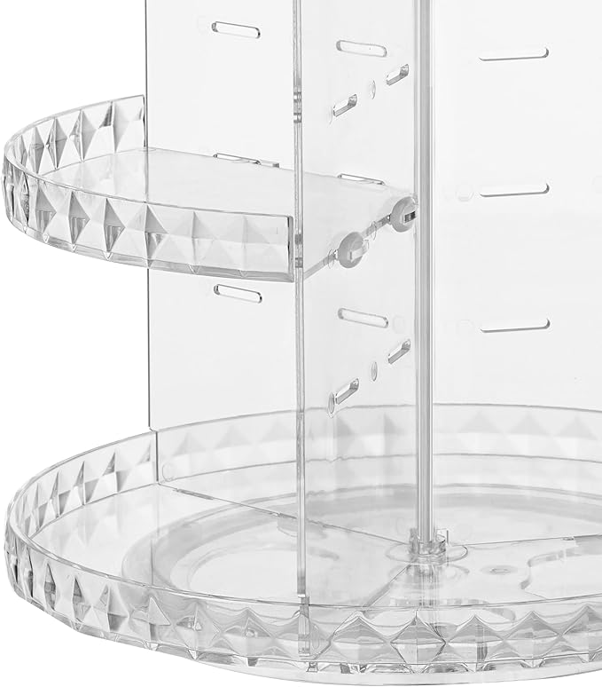 HBlife 360 Rotating Makeup Organizer (Diamond, Small)