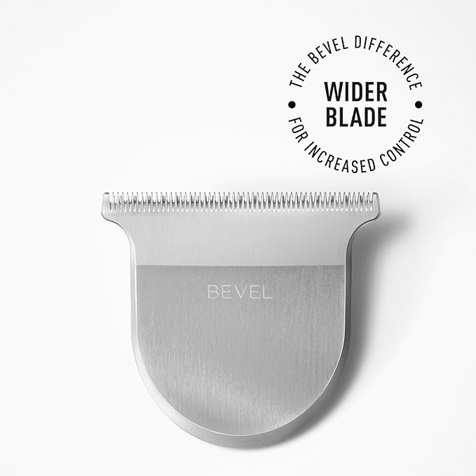 Bevel Trimmer Razor Blades Set - Square & T Blade Trimmer for Face, Head & Body
