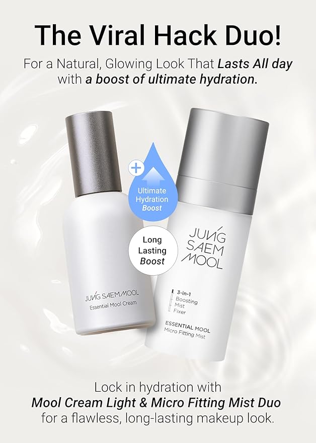[JUNGSAEMMOOL OFFICIAL] Essential Mool Cream Light 1 oz | Hydration Moisturizer | for Combination, Oily Skin