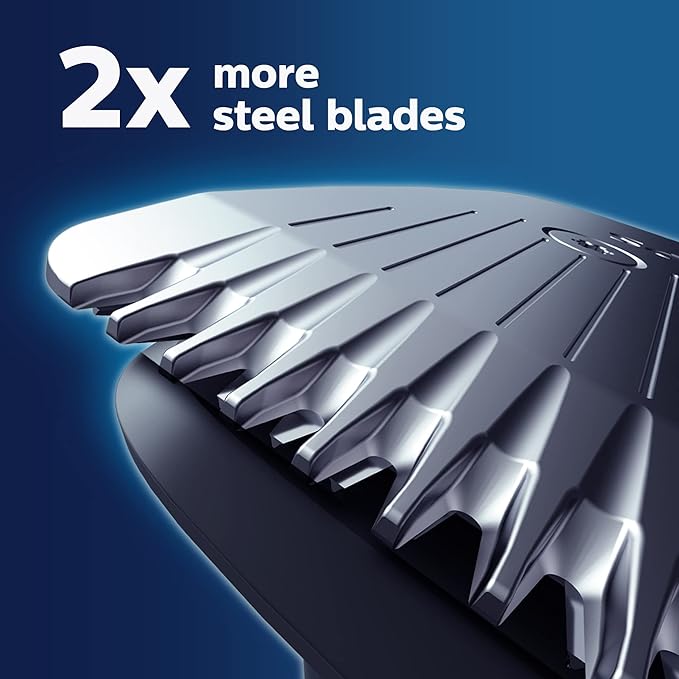 Norelco Philips Multigroomer All-in-One Trimmer Series 3000, 13 Piece Mens Grooming Kit, for Beard, Face, Nose, and Ear Hair Trimmer and Hair Clipper, NO Blade Oil Needed, MG3750/60