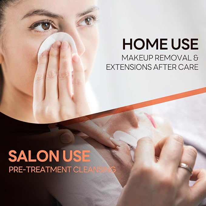 ARISON LASHES Lash Shampoo Eyelash Extension Cleanser, Lash Extension Shampoo, Professional Lash Shampoo for Lash Extensions Eyelid Foaming Cleanser for Salon and Home Use 500ML