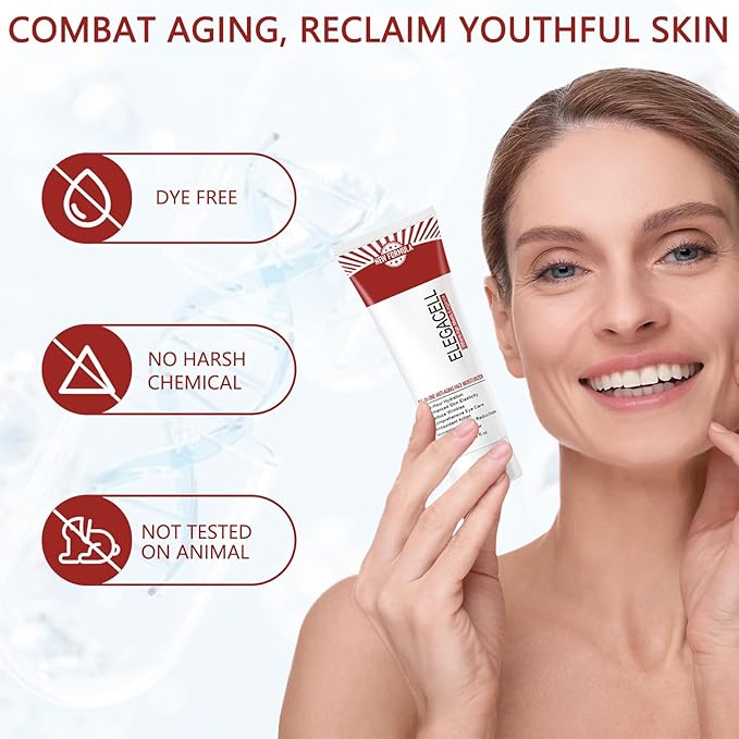 Elegacell Skincare All In One Anti Aging Treatment Face Moisturizer Skin Tightening Retinol Cream for Face - Suit for Men and Women 2.7 fl.oz