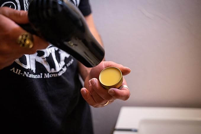 Bone Crusher Extra Strong Extra Firm Mustache Wax, Night Fury Wax Remover Oil, and Comb Set