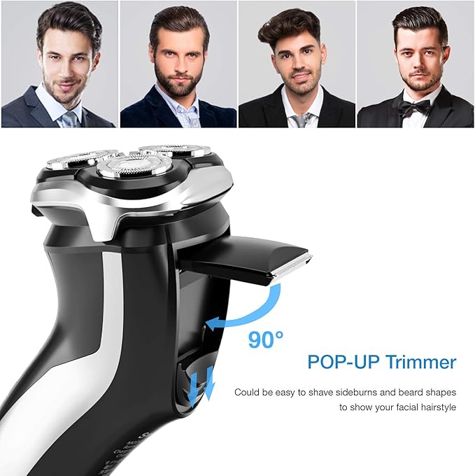 SweetLF Electric shavers for Mens (Black)