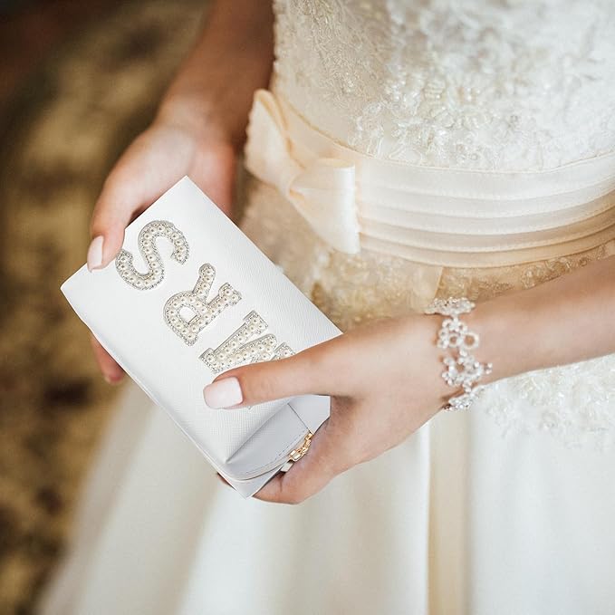 Bride To Be Gift Set - Makeup Bag, Slippers, Robe, Hair Clip - Wedding Gifts