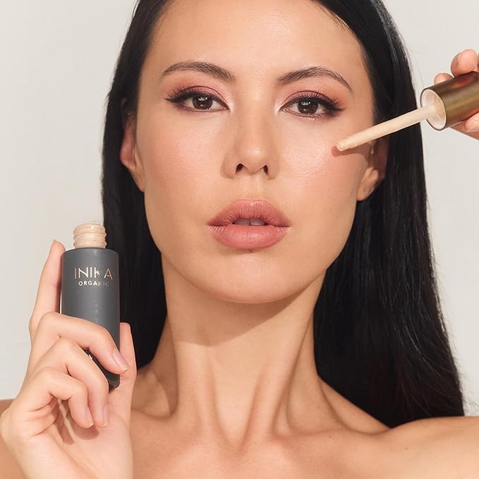 INIKA Organic Radiant Glow | Illuminate + Prime Organic Natural Makeup Primer with Skincare Ingredients