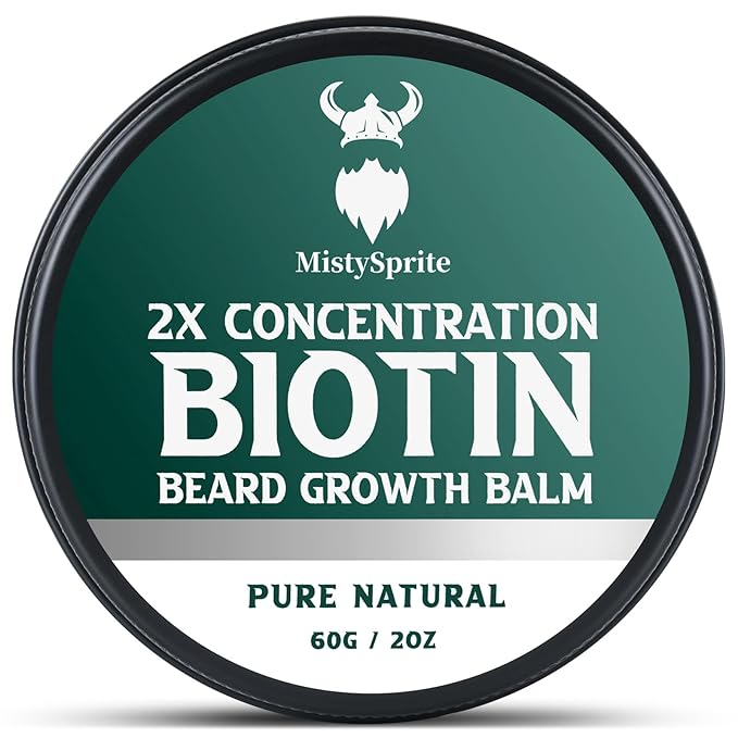 Beard Balm for Men & Conditioning Beard Wax - Made with Castor Oil Natural and Organic Ingredients - Hydrates & Thickens Facial Hair Growth- 2 Ounce Tin (Cedarwood)