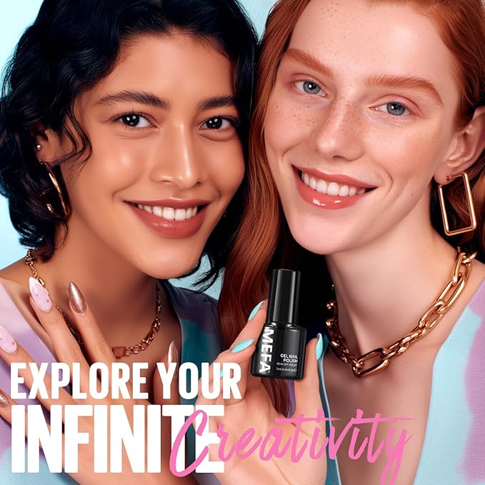 MEFA Gel Nail Polish Set 12 Colors Summer Tropical Breeze Collection Chameleon Gel Polish Kit Blue Green Purple Soak Off Nude Brown Manicure Gifts for Women Girl DIY Salon Home