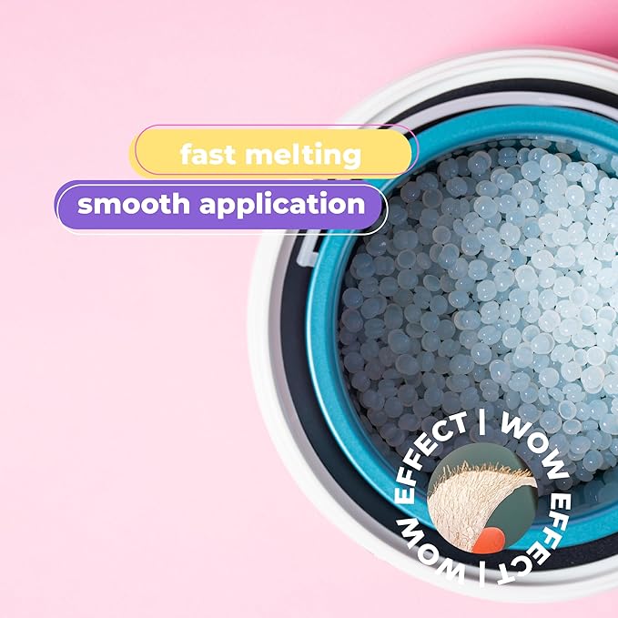 Bella Verde Hard Wax Beads for Hair Removal 1.76 Pounds - Waxing Beads - Scentless Bikini Brazilian Wax Beads - Facial Body Wax Beads - for Sensitive Skin