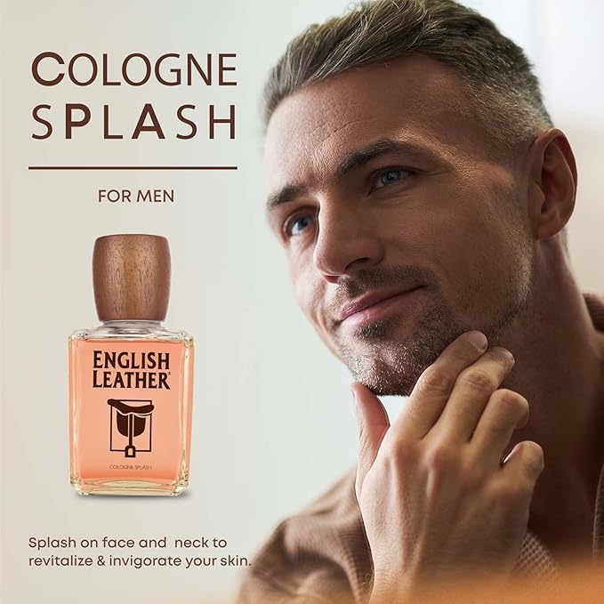 Dana English Leather Cologne for Men 8 Oz