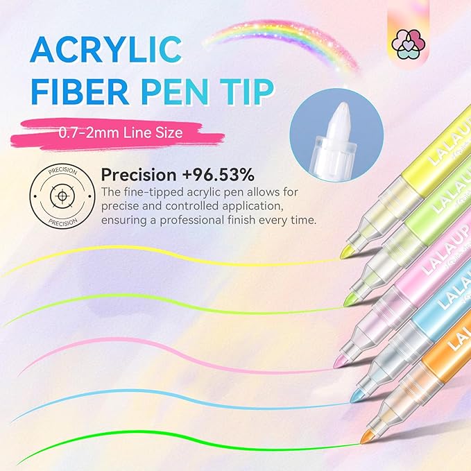 Saviland Nail Art Supplies with 12pcs Nail Art Pens Set and Practice Hand for Acrylic Nails