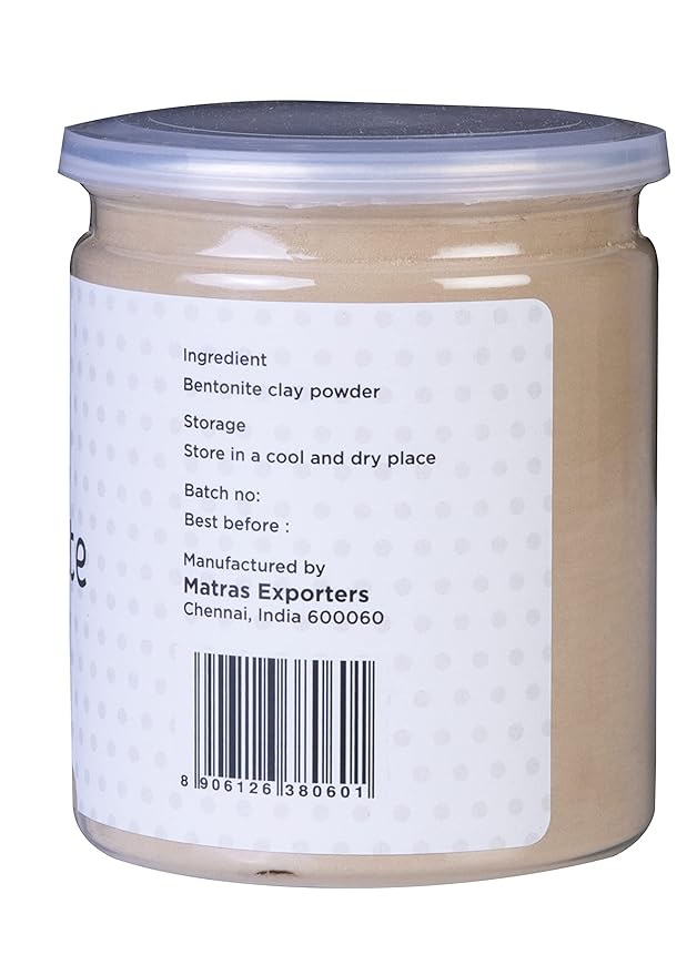 YOGI’S GIFT – Celebrating health Pure Natural Indian Healing Clay Powder 1 LB for facial mask Bentonite clay powder for skin Detox bath