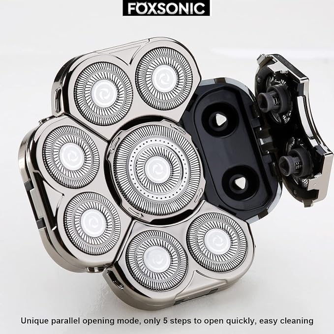 Upgraded 9 Blades Body & Head Shaver for Head Shaver Many Brands 9 Blades Replacement Shaver Head Blade 9 Heads Beard Electric Razor Shaver Head for Blad Men