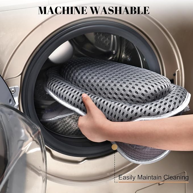 Bath Pillow Bathtub Pillow, 4D Bath Pillows for Tub Neck and Back Support, Luxury Spa Bath Tub Pillow Fit Hot Tub, Bathtub, Relaxing Bath Accessories Spa Gifts for Women Adults