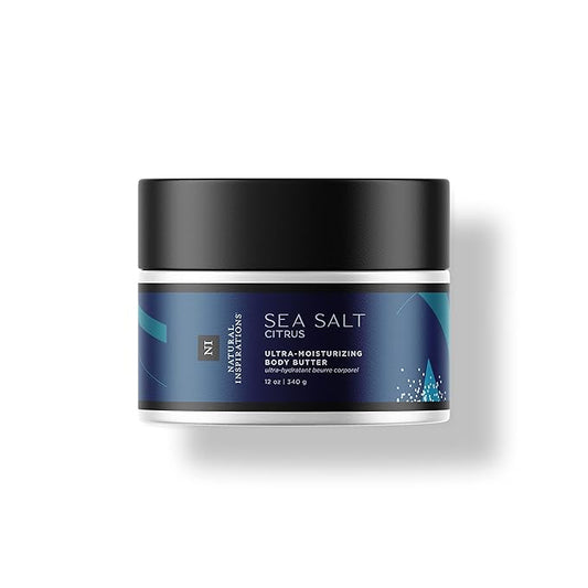 Natural Inspirations Sea Salt Citrus Ultra-Moisturizing Body Butter 12oz