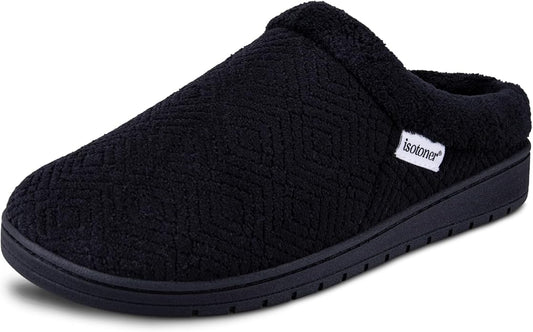 isotoner Women's Diamond Microterry Gemma Clog Slipper