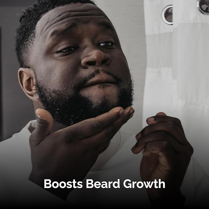 Golden Grooming Beard Oil & Balm Bundle for Men | Natural Growth Kit with Shea Butter | 2-Sets of 2oz Balm & 1oz Oil | Fresh Scent