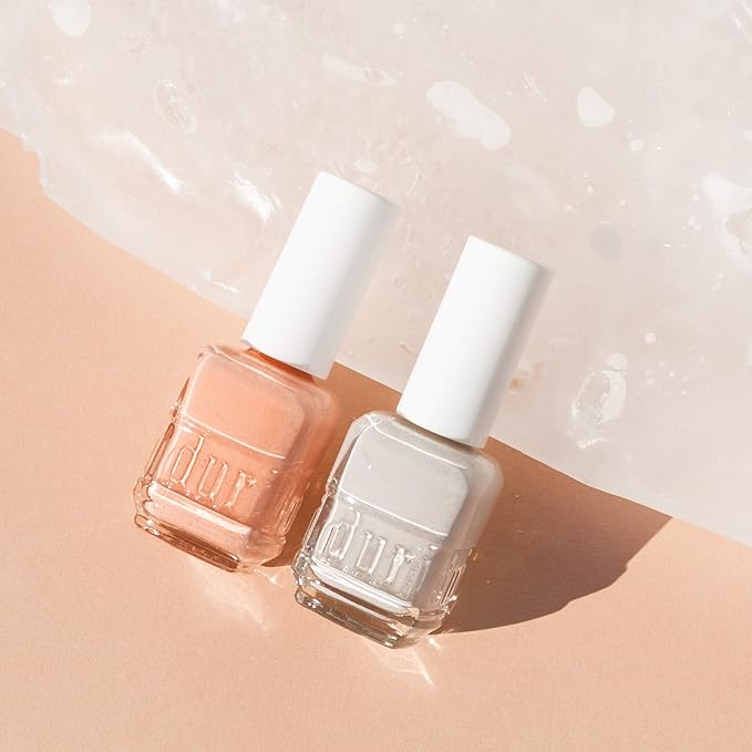 duri Nail Polish, 788 Staycation, Peach Orange Pastel, Full Coverage, Glossy Finish, Fast Drying, 0.45 Fl Oz