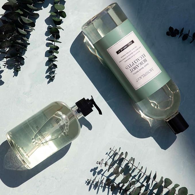 Archipelago Botanicals Bergamot Eucalyptus Hand Wash Refill, Liquid Hand Soap Refill, Fragrances with Bergamot and Eucalyptus, 33 fl oz