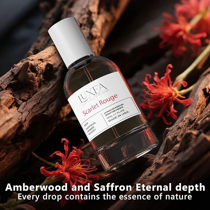 Pheromones Perfumes for Women, Inspired Perfume, Long Lasting Saffron Amber Perfume, Eau De Parfum Cologne, Enhanced Scents Pheromone Cologne for Men&Women, 1.7FL Oz（Scarlet Rouge）