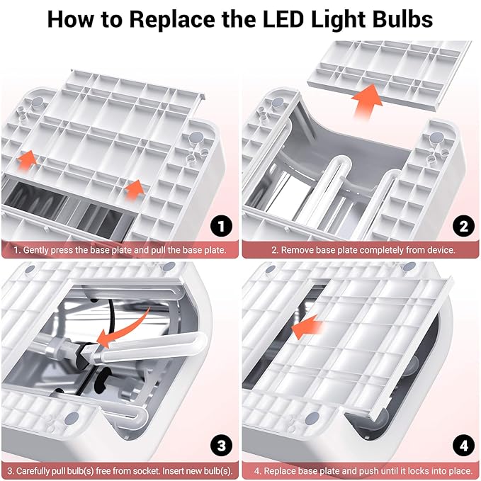 MelodySusie 36W Nail Lamp for Resin, Pro04 Professional Gel Nail Polish Curing Lamp with 3 Timer Setting, Sliding Tray for Manicure Pedicure,Great for Resin,White