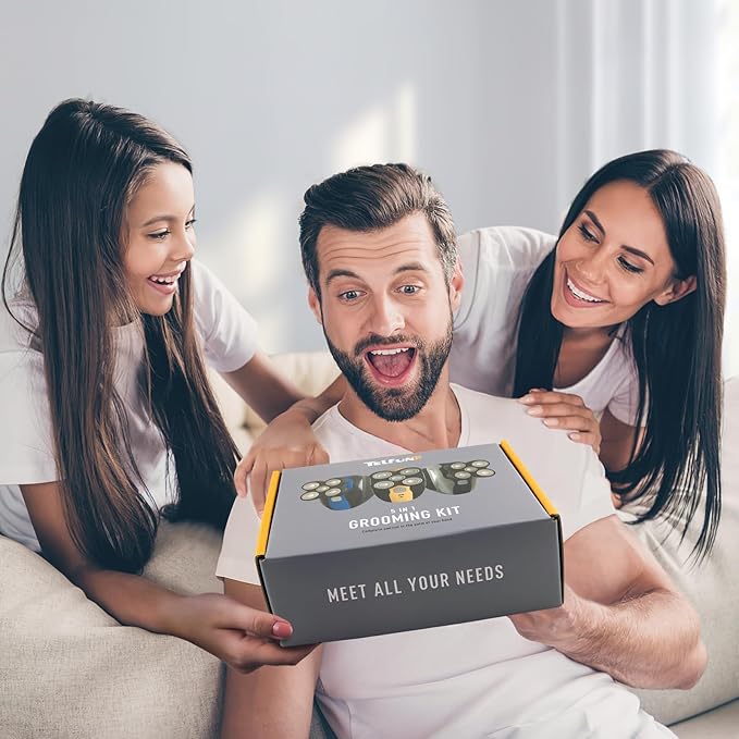 Upgrade Magnetic Head Shavers for Bald Men, Cordless & Comfort 5-in-1 Electric Razor - IPX7 Waterproof Wet/Dry Mens Grooming Kit - Easy Use Palm Shaver for a Smooth Bald Shave