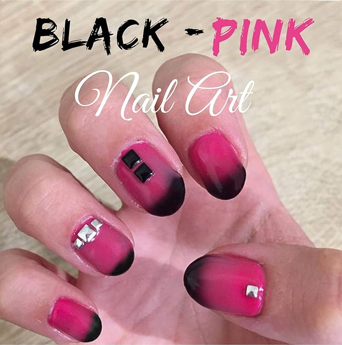 Temperature Activated Thermochromic Powder Pigment Black to Pink Changing at 77F/25C Perfect for Arts & Crafts Color Changing Slime Nail Art Secret Message Tumblers Science Experiments