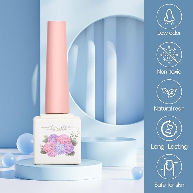 Adhere 6Pcs 12ML Cat Eye Soak Off UV LED Gel Nail Polish, Sparkling White Cat Eyes Reflective Glitter Cat Eye, Sparkling Diamond Magnetic Flash Color with Magnet