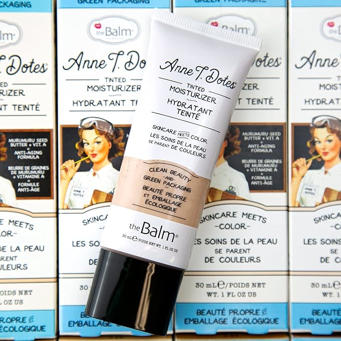 theBalm Anne T. Dotes Tinted Moisturizer, 10 (For Very Fair Skin), 1 fl. oz.,7168