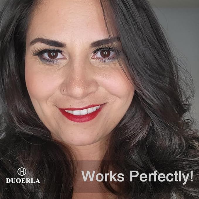 DUOERLA Magnetic Eyelashes - 7 Pairs 3D Medium Magnetic Lashes - 2 Tubes of Liner - Upgraded Natural Look, Long Lasting, Waterproof, Reusable Fake Eyelashes with Applicator - Easy to Apply