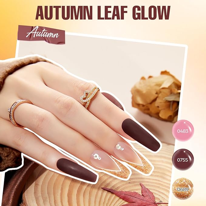 MEFA 60 Pcs Gel Nail Polish Kit with U V Light, 32 Colors All Seasons Soak Off Gel Polish Nail Set with Matte/Glossy Glitter Base Top Coat Manicure Tools Nails DIY Decorations Gifts for Women