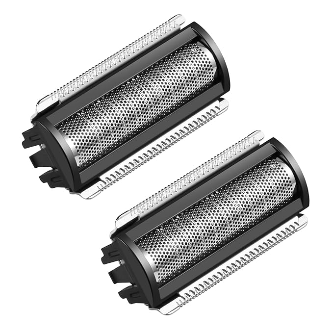 Replacement Foil Blade Compatible with MANSCAPED The Lawn Mower 5.0 Ultra Hair Trimmer,Stainless Steel Groin Hair Foil Shaver Head for Close Body Hair Grooming,2 Pack