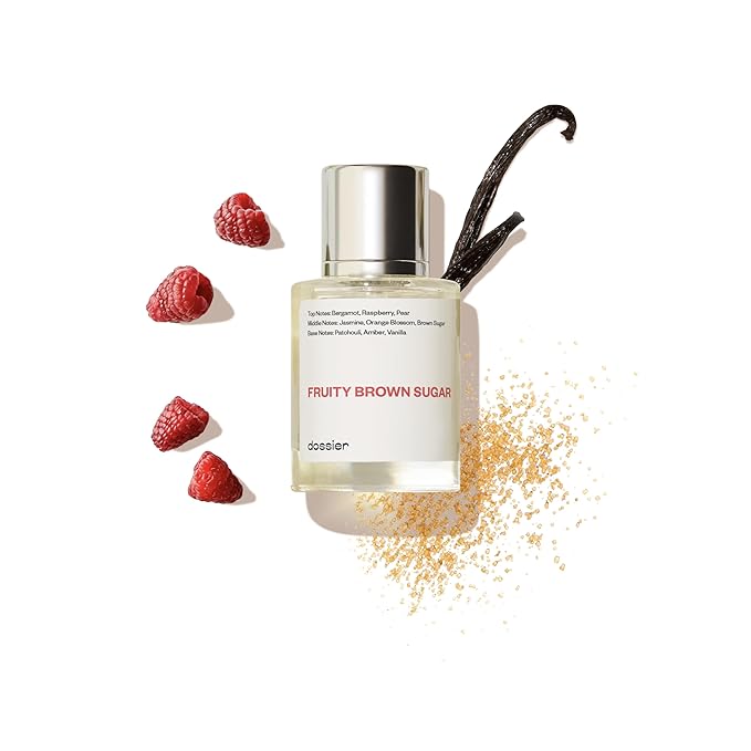 Dossier - Fruity Brown Sugar - Eau de Parfum - Inspired by YSt L's Mon Paris - Perfume Luxury - Pure Infused - Paraben-Free - Vegan - For Women - Fragrance 1.7 Fl oz (Spray 50ml)