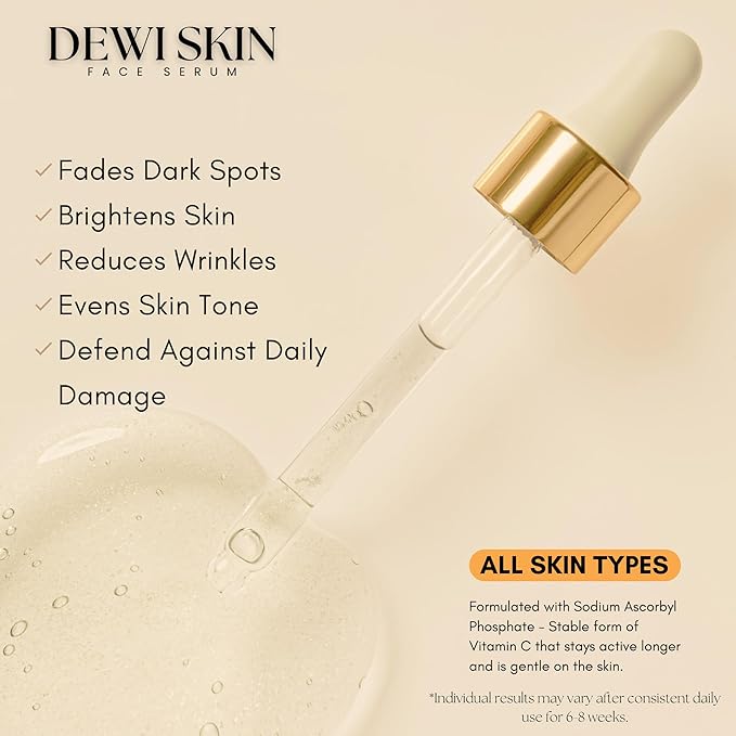 Glow Renewal 20% Vitamin C Serum for Face & Eye - Brightening & Anti-Aging with Hyaluronic Acid & Botanical Extracts - Evens Skin Tone, Targets Fine Lines & Dark Spots, 1 oz