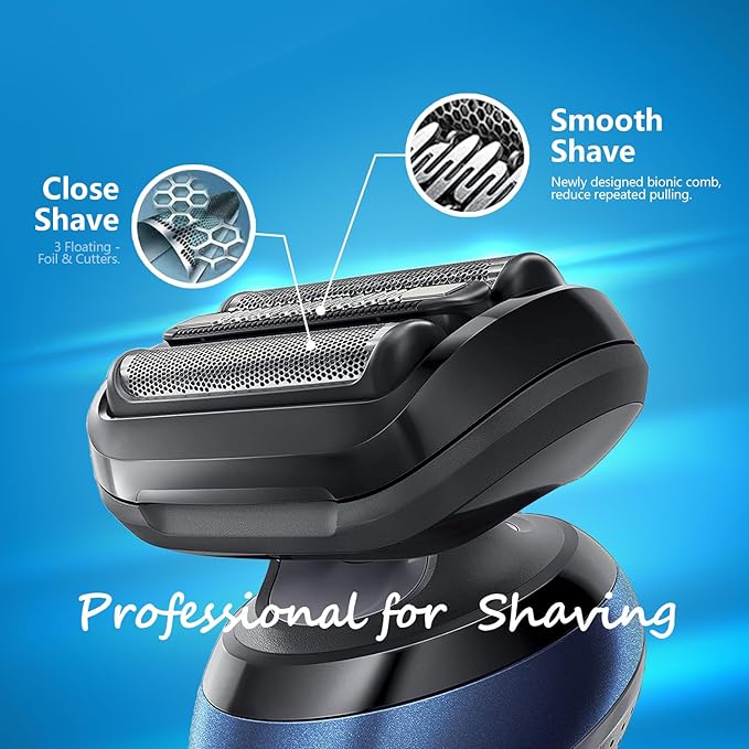 Series 5/6 53B Replacement Head for Braun Electric Foil Shaver, Compatible with New Generation Braun Razors 5020cs 5018s 5035s 5049cs 5050cs 6020s 6040cs 6075cc 6072cc 6090cc