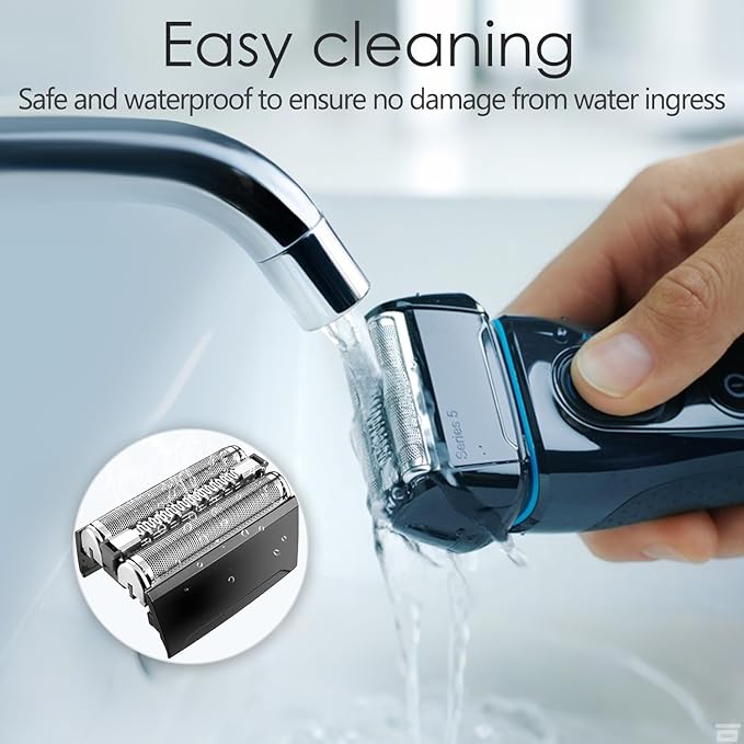 52B Replacement Shaver Head for Braun Series 5, Shaving Razor Head Suitable for Braun S5 5020, 5020s, 5030s, 5040, 5040s, 5050, 5050cc, 5070, 5070cc,5090cc, 5140s, 5145s, 5147s, 5190cc ect